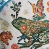 Frog,Fairy and Chipmunk Porcelain Tray