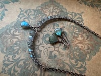 Image 5 of Victorian Labradorite necklace and earrings 