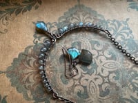 Image 3 of Victorian Labradorite necklace and earrings 