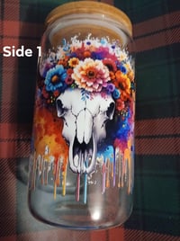 Image 6 of Glass cup with bamboo lid 