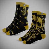 Image 1 of GOLDEN SKULL Socks