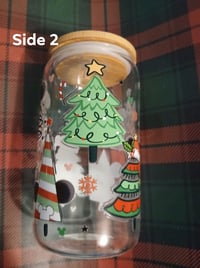 Image 2 of Glass cup with bamboo lid 