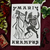 Mari Krampus Christmas Card
