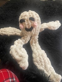 Chunky yarn octopus plushie