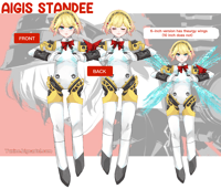 Persona 3 Reload Aigis Standee