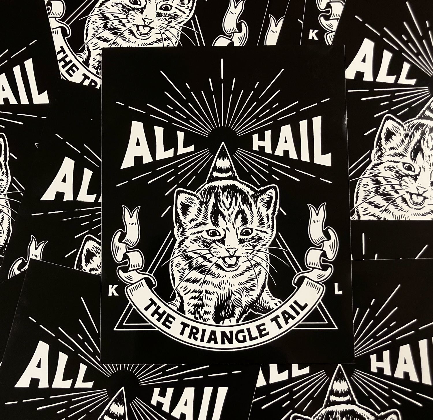 Image of All Hail the Triangle Tail Sticker