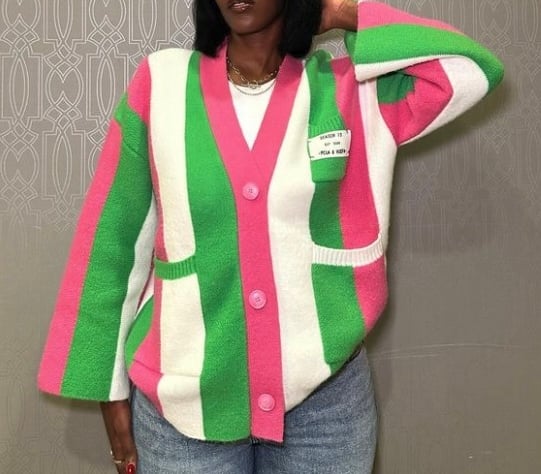 Image of Color Block Cardigan 