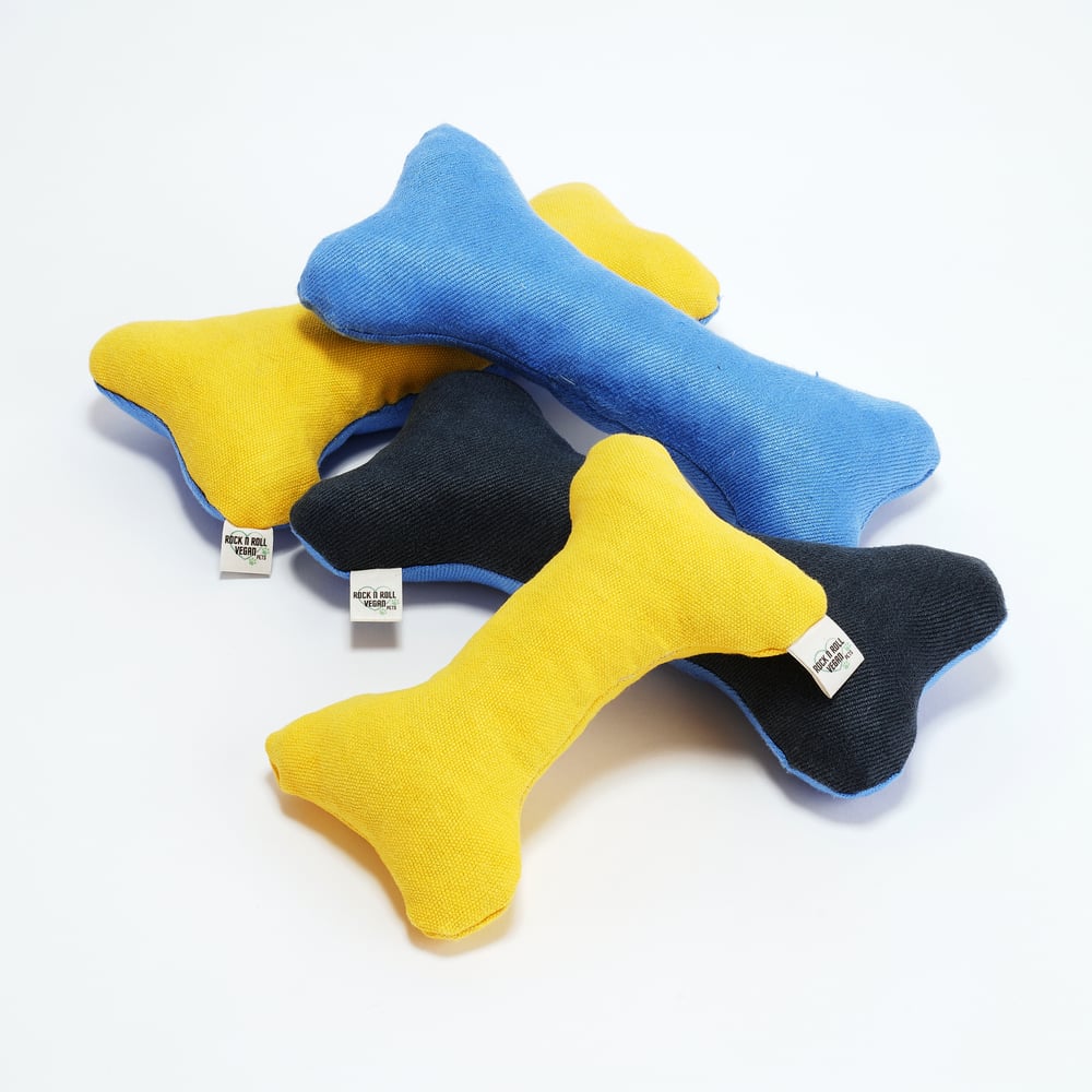 'Rebel Hounds' Hemp Dog Bone Toy