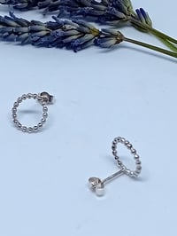Image 4 of Beaded circle studs