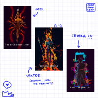 Image 2 of 11x17" Arcane Tarot Prints 