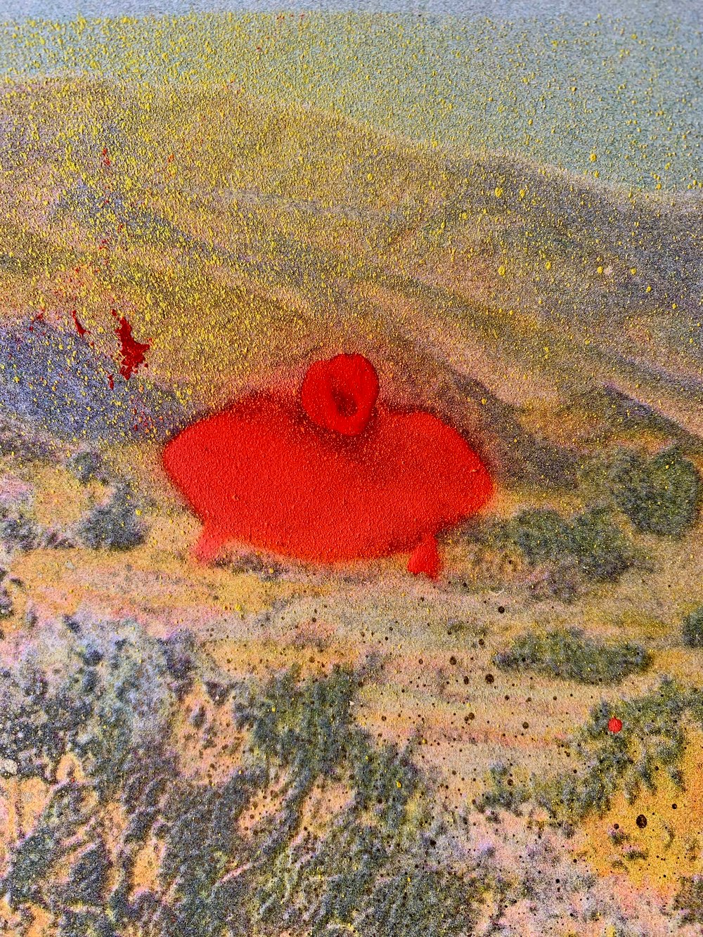 Image of (Esther Pearl Watson) Desert Saucer print 