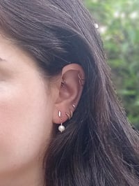 Image 5 of Delicate pearl drop studs