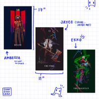 Image 3 of 11x17" Arcane Tarot Prints 