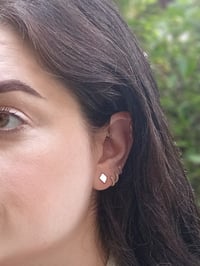 Image 5 of Silver Diamond studs