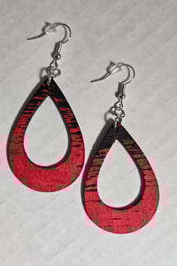 Image 1 of Earrings - Hollow Teardrop I