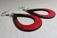 Image 3 of Earrings - Hollow Teardrop I