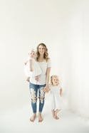 Mommy and Me WHITE SET *deposit only**