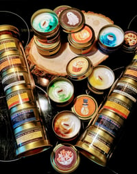 Image 1 of 3OZ. MINI CANDLE BUNDLE - 6PK GOLD TINS