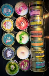 Image 2 of 3OZ. MINI CANDLE BUNDLE - 6PK GOLD TINS