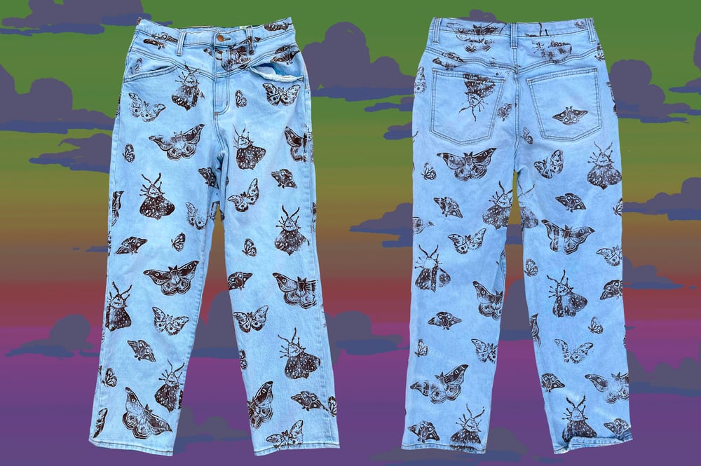 Image of Ready to ship Moth jeans sizes 0, 6, 10, and 24