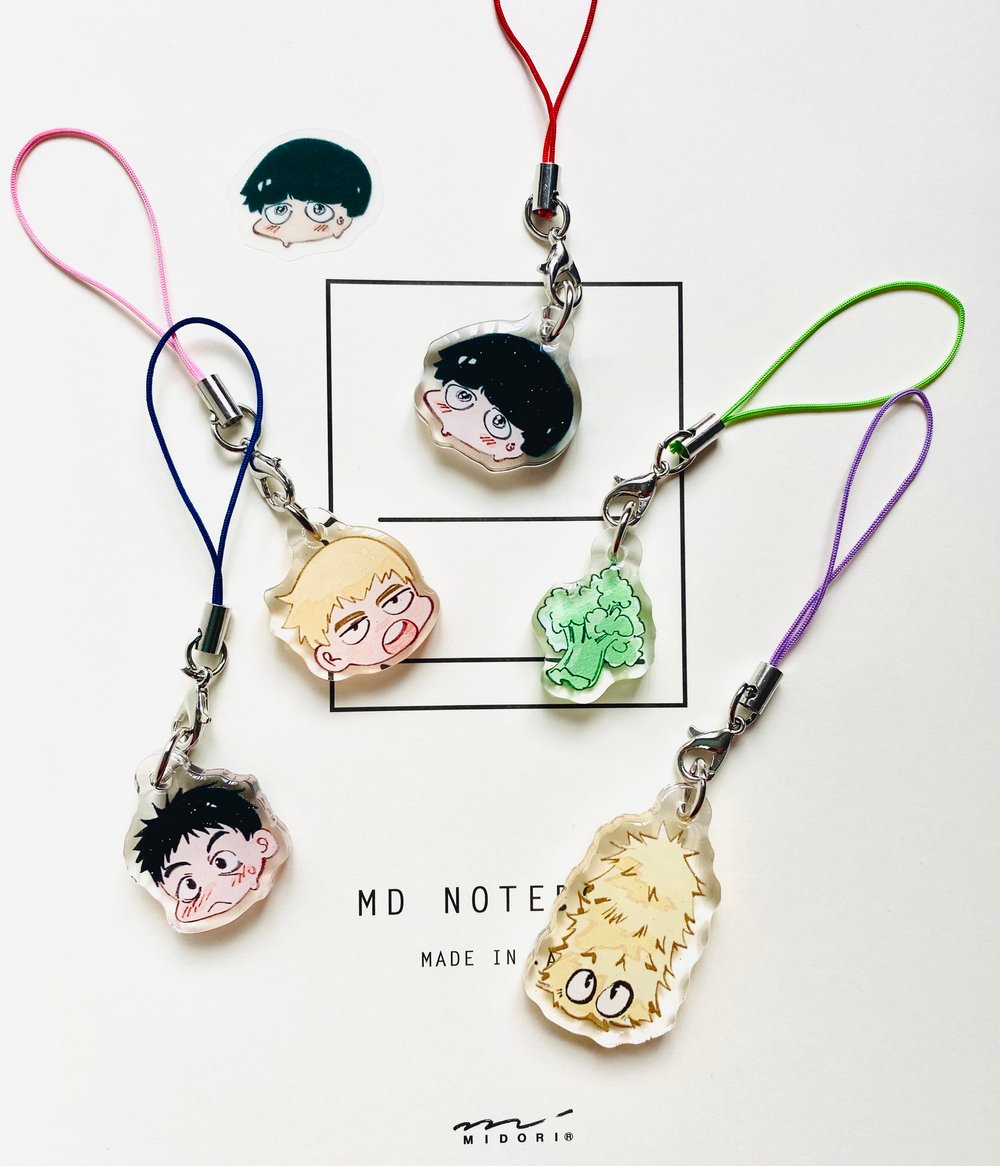 Image of MOB PSYCHO 100 Phone Charms