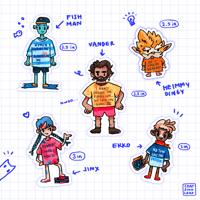 Image 3 of Arcane PJs Stickers