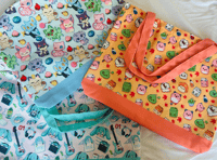 NEW (13.8 x 17.7") Canvas Totebags