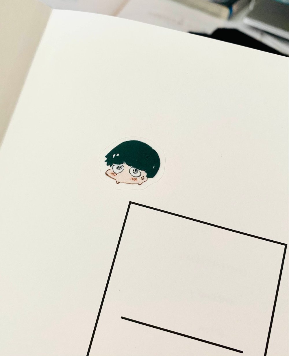 Image of MOB PSYCHO 100 Sticker Sheets