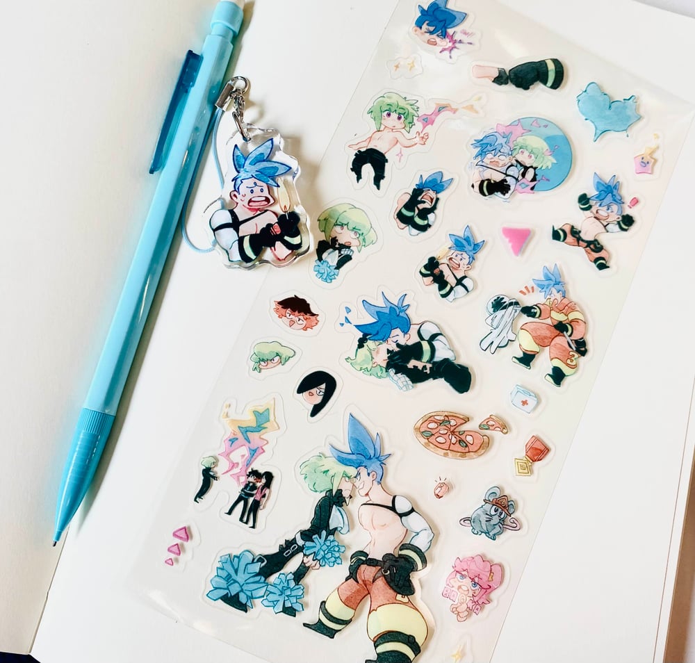 Image of Promare Sticker Sheets