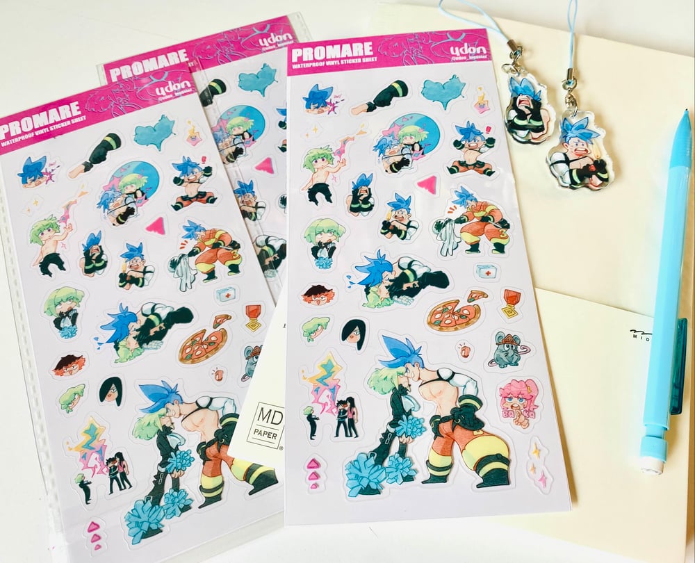 Image of Promare Sticker Sheets