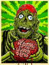The Return of the Living Dead - 18 x 24 Offically Licensed LIMITED Screen Print (Hand Embelllished)