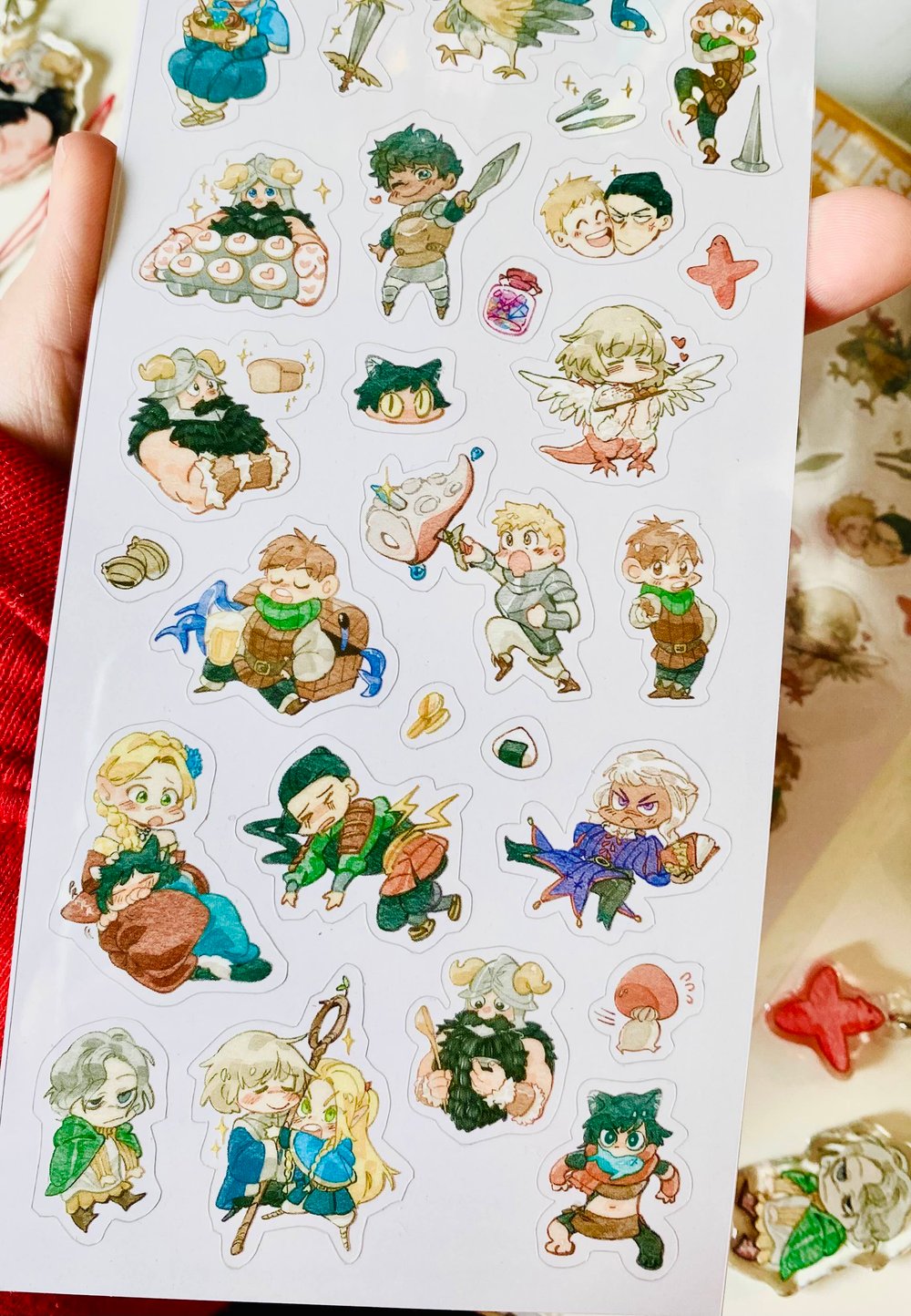 Image of Dungeon Meshi Sticker Sheets