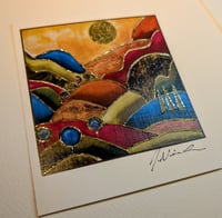 Image 2 of Hand-Embellished Prints: WV Rolling Hills (#1)