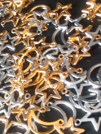 Image 1 of Moon and Star Charm – A Touch of Cosmic Elegance