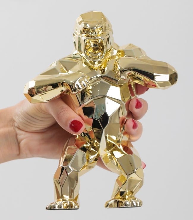Orlinski Richard Sculpture Kong Christmas Gold Edition 2024 