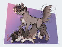 Image 2 of "Runt of the Pack" Print