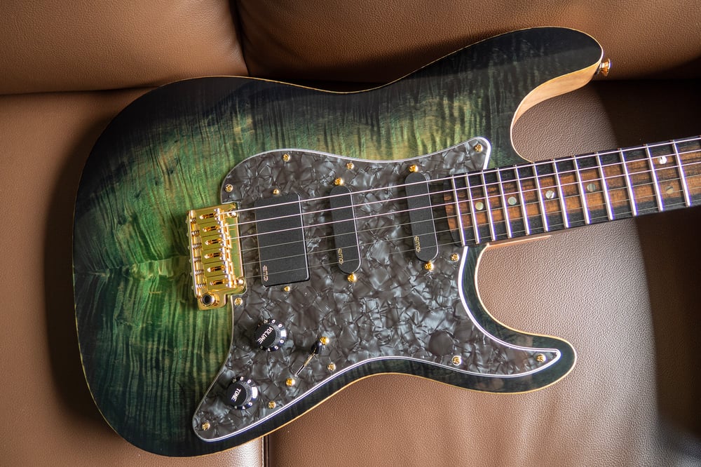 Modern ST Droptop Trans Green Burst
