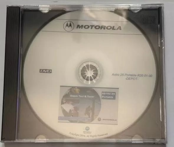 Image of Motorola Astro 25 Portable XTS1500 XTS2500 XTS5000 Depot Programming CD 20.01.00 RARE!