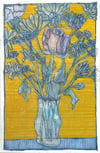 Rose on Yellow 