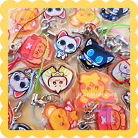 Image 1 of mascots!! ✨ mini epoxy acrylic charm