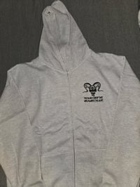 Image 3 of Black Sheep Lite Grey Full ZipUp Hoodie 