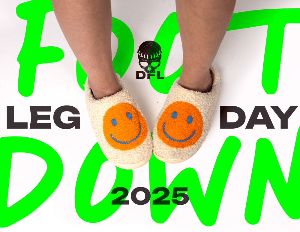 Image of 2025 Leg Day Calendar - Foot Down