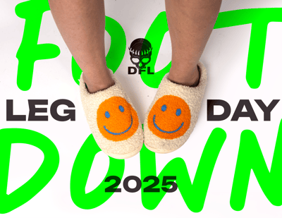 Image of 2025 Leg Day Calendar - Foot Down