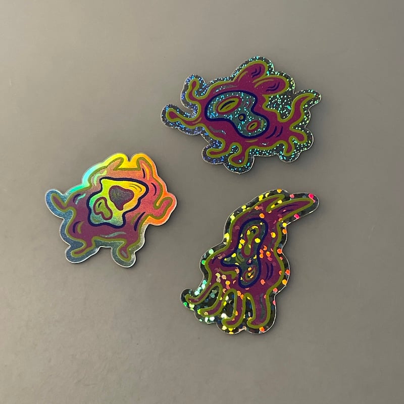 Image of Dancing Creature Mini Stickers