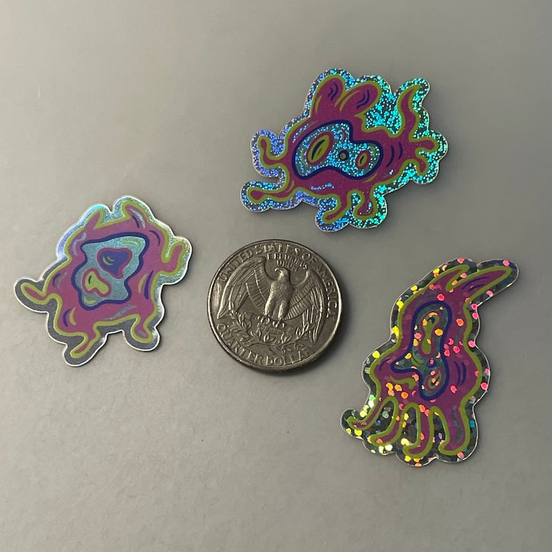 Image of Leggy Creature Mini Stickers