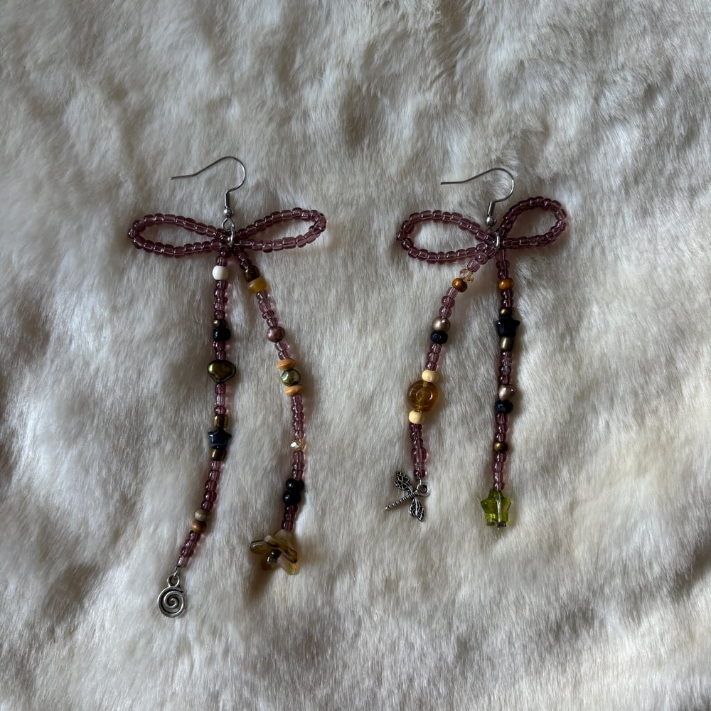 Image of BOW EARRINGS⋆˚࿔