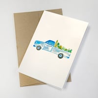 TRUCK LOAD OF PLANTS Card