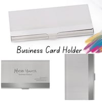 Aluminum Business Card Holder