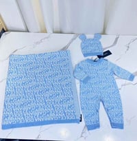 Image 1 of Tinsel Onesie and Blanket 