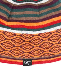 Image 3 of  Vintage 00s Arc'teryx Striped Beanie - Orange